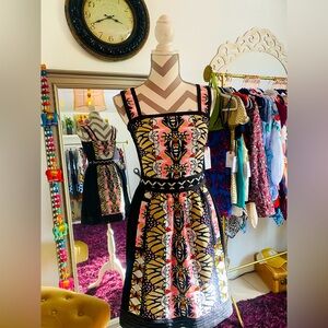 One of a kind print dress🥰💙🩷